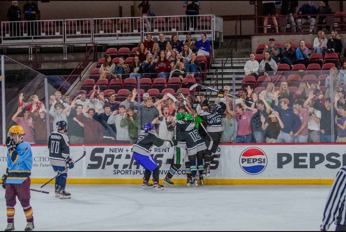 Chapter celebrating a Derby Days Faceoff win